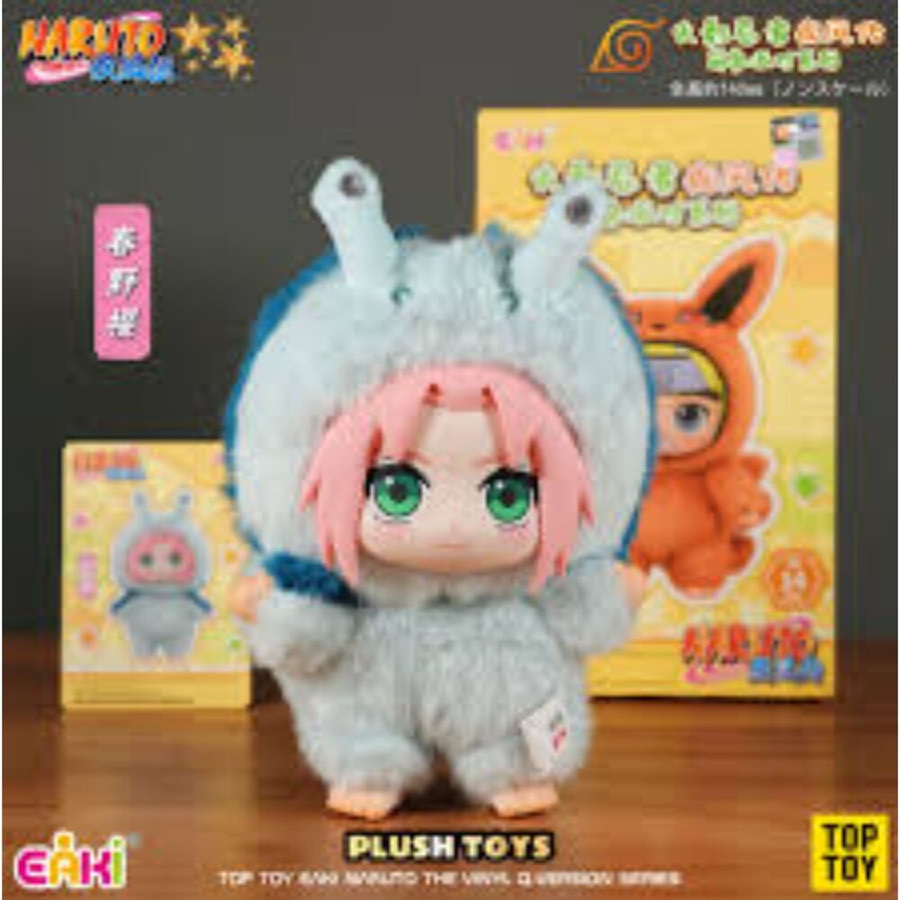 EAKI Top Toy Naruto Haruno Sakura Beast Party Plush Keychain Confirmed Figure